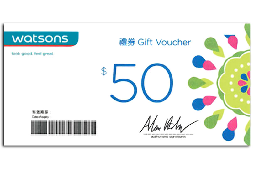 2025年4月-6月「長青積分獎賞」｜屈臣氏 50元現金禮券 