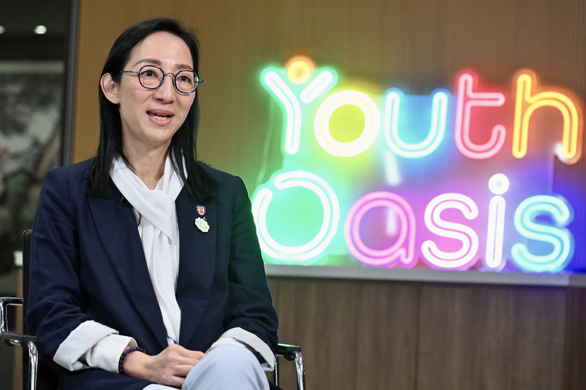 貢獻社會: 張焯琳指義工活動可讓青年租戶了解社區、明白各階層的需求,更能培養他們的同理心和貢獻社會的精神。