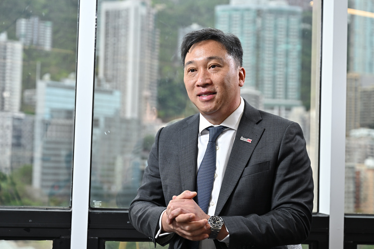 引領未來: 黃煒卓相信本港可吸引低空經濟行業的公司落戶,投資推廣署會盡力協助它們拓展商機,6月更舉辦低空經濟研討會,促進業界交流。