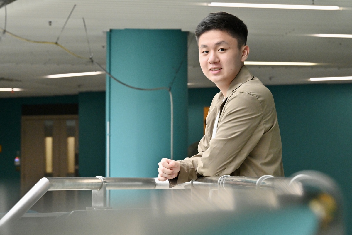 機遇處處: 印尼留學生Kevin受家人啟發來港升學,認為香港為學生畢業後的發展提供更多元選擇,期望日後在港創業。