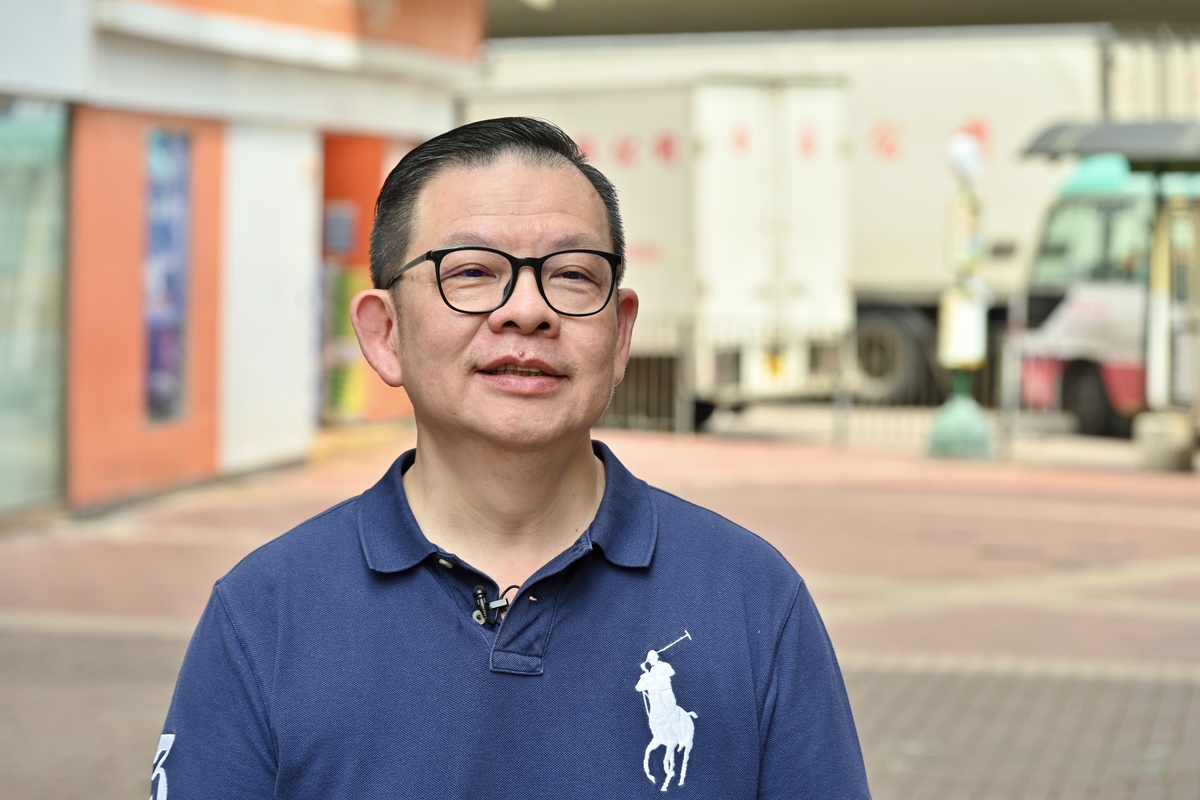 讚賞有加: 陳杰指,街坊大讚食環署在後巷整潔和鼠患治理方面的工作。