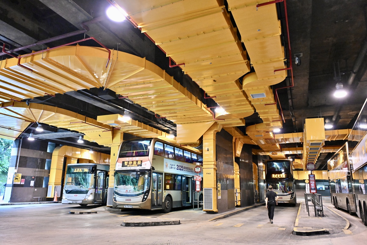 不斷改進:  荃灣灣景花園巴士總站的通風系統更換工程已於今年首季完成。