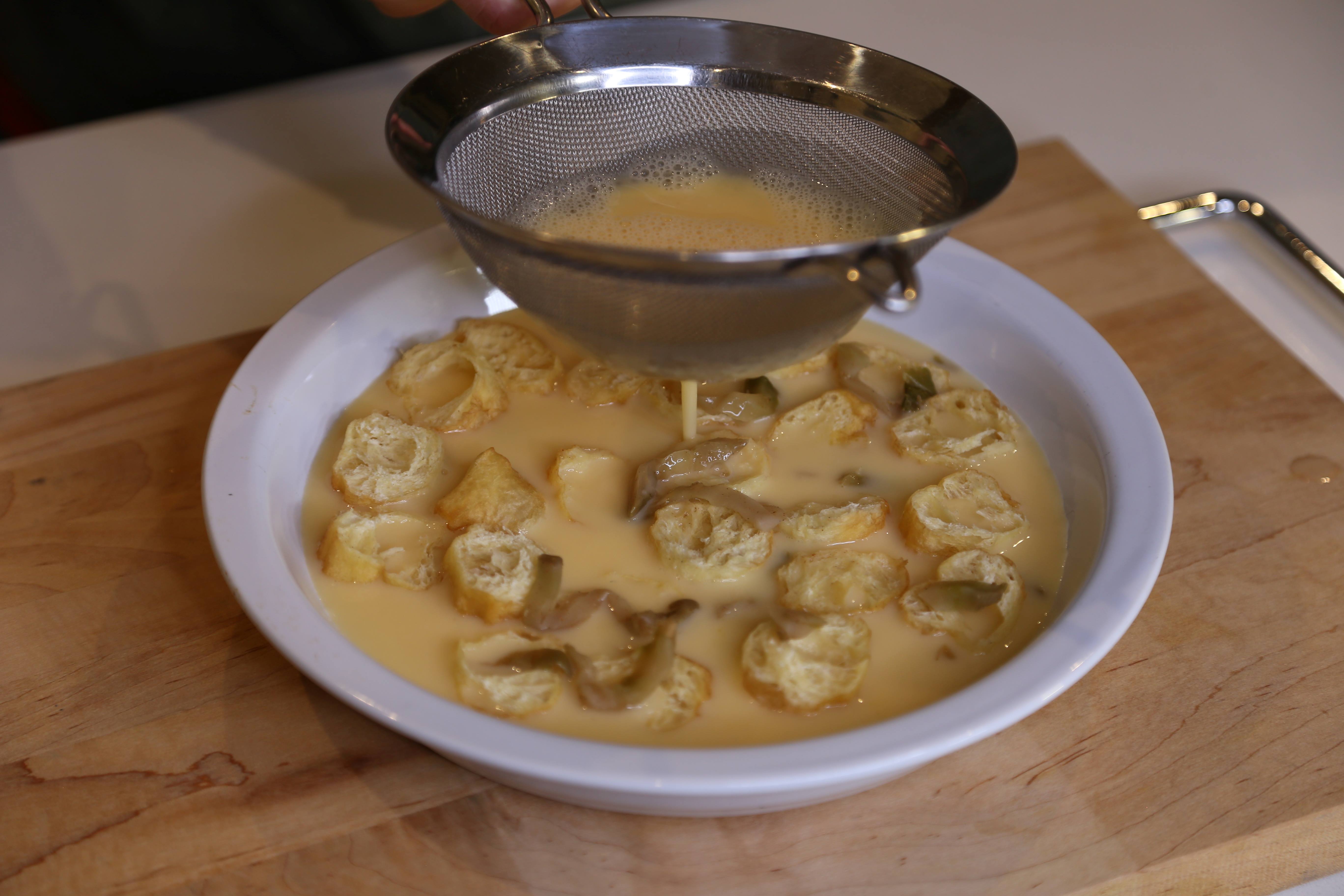 「名廚Denice Wai 廚房」簡易快煮 - 油炸鬼蒸水蛋