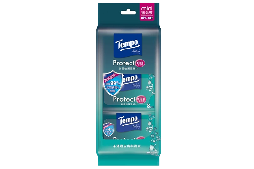 得寶抗菌倍護濕紙巾迷你濕巾