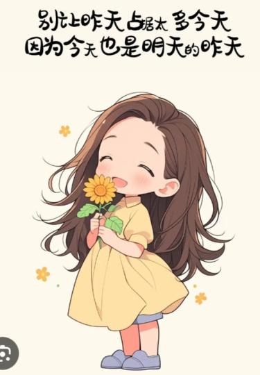 别讓昨天佔據
                     今天, 把握時間.
                     因為今天很快
            成為明日的昨天！...