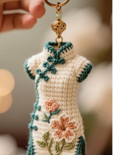 旗袍造型的小吊飾讚嘆！...