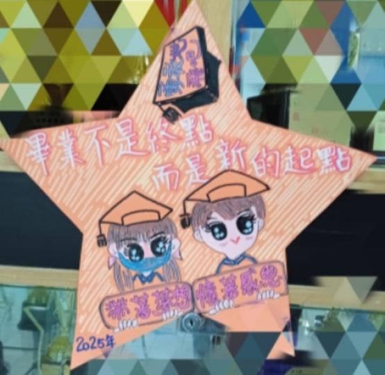 畢業
               新開始！...