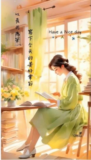 用晨光
            書寫快樂篇章！...