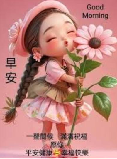 早安
                    幸福滿滿！...
