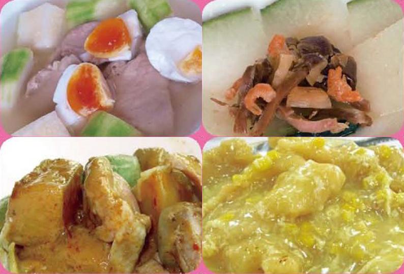 【今日買乜餸】節瓜肉片鹹蛋湯｜火腿蝦米燴冬瓜｜泰國黃咖喱雞｜粟米魚塊 