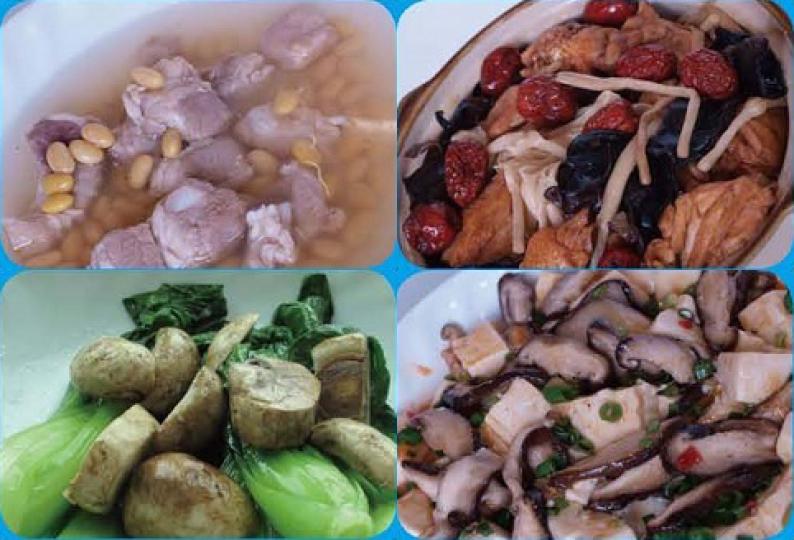 【今日買乜餸】黃豆排骨湯｜花雕砂鍋雞｜磨菇小棠菜｜香菇豆腐