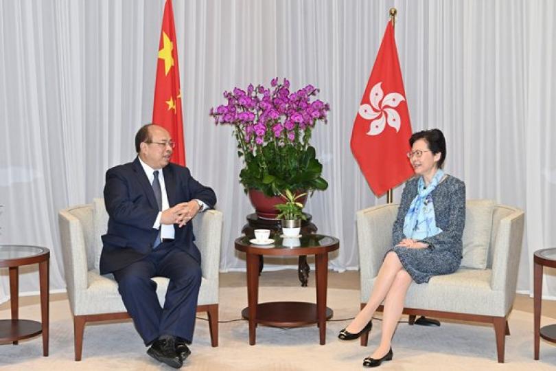 林鄭月娥晤緬甸官員