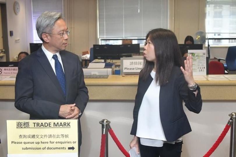 羅智光訪知識產權署