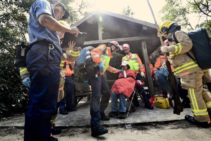 跨部門演練 加強應對山火