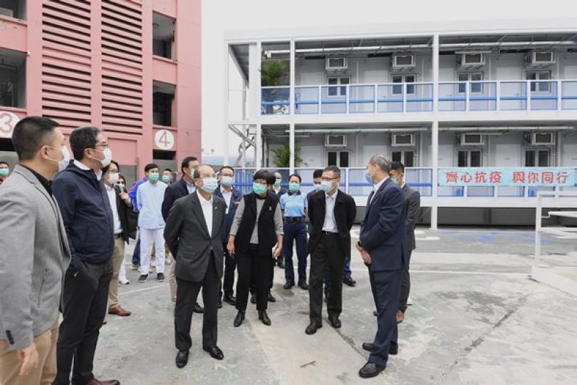 張建宗視察八鄉新增檢疫單位