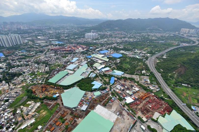 政府收地發展洪水橋厦村