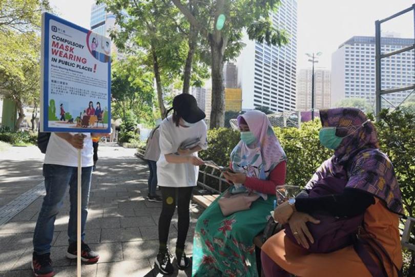 流動廣播籲外傭守限聚令戴口罩