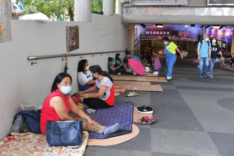 羅致光網誌談外傭防疫