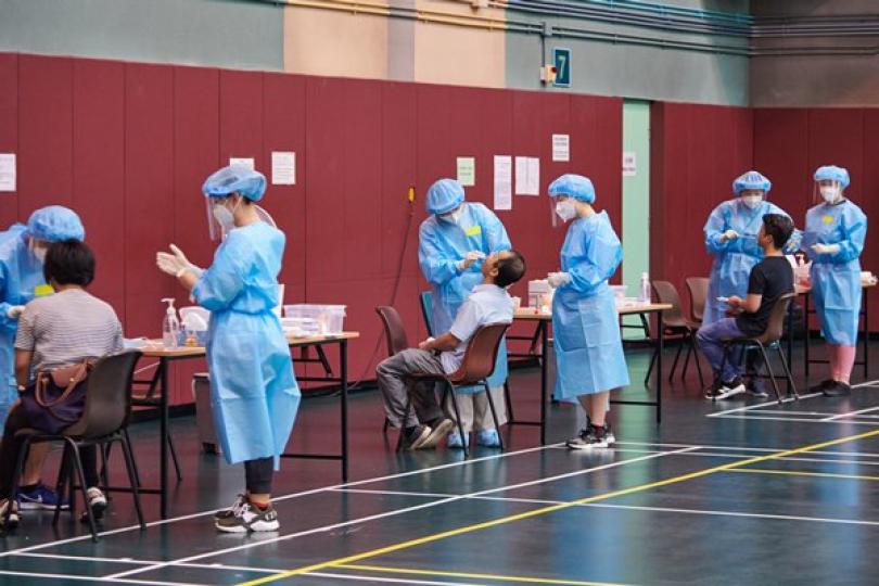 預約普及檢測人數累計約131萬