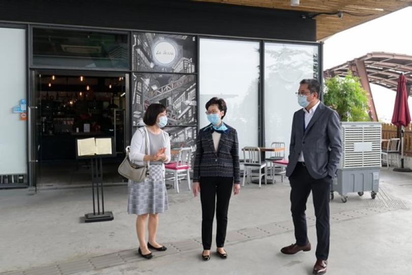 特首訪觀塘了解起動九龍東計劃