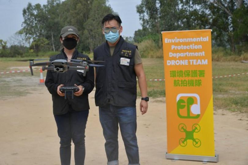 航拍蒐證 環保執法見成效