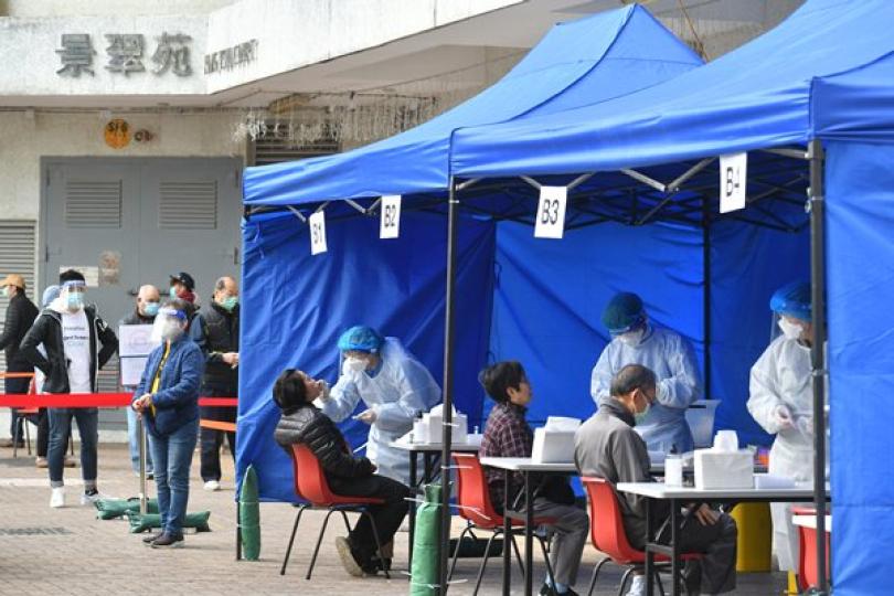 柴灣景翠苑設流動採樣站