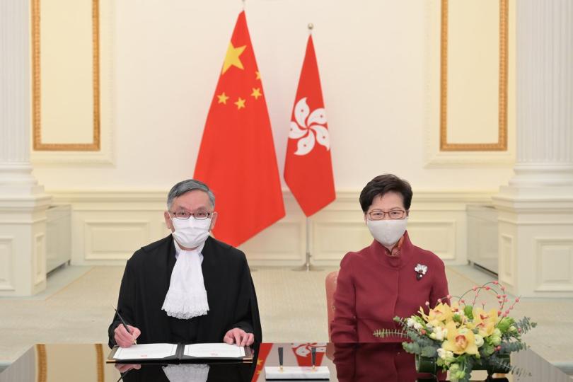 張舉能就任終審法院首席法官