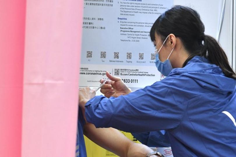 累計逾二萬市民接種新冠疫苗