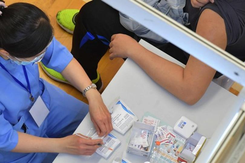 4月22日新冠疫苗累計接種逾119萬劑