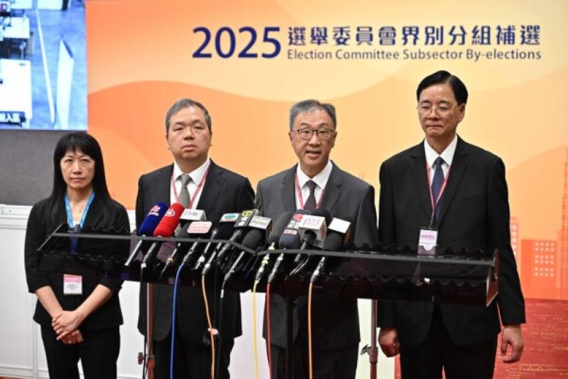選委會補選點票順利完成