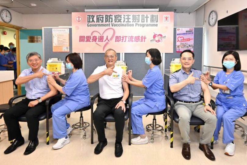 盧寵茂呼籲市民盡快接種流感疫苗